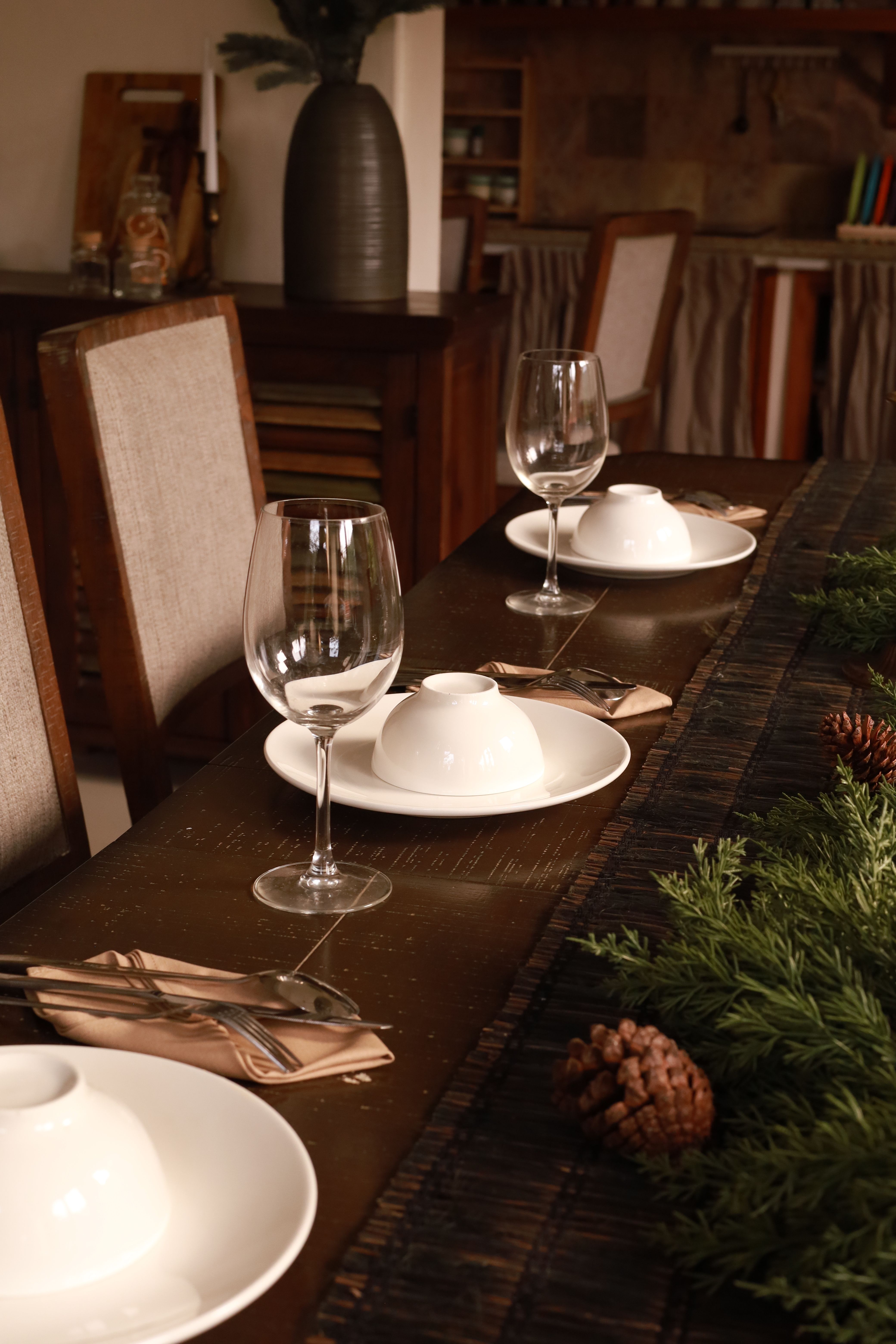 Danish walnut dining table photo 2